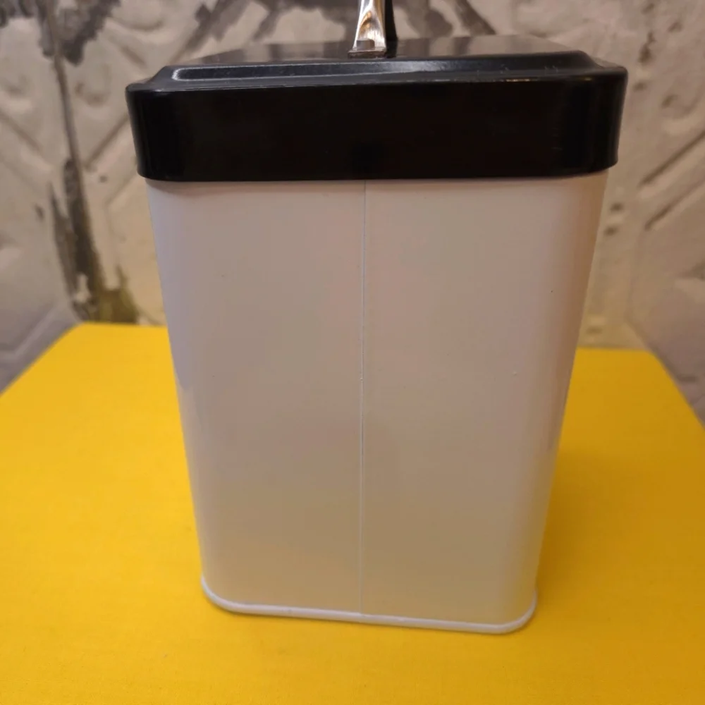 Cat Treat Storage Container in a Geometric Cat Design